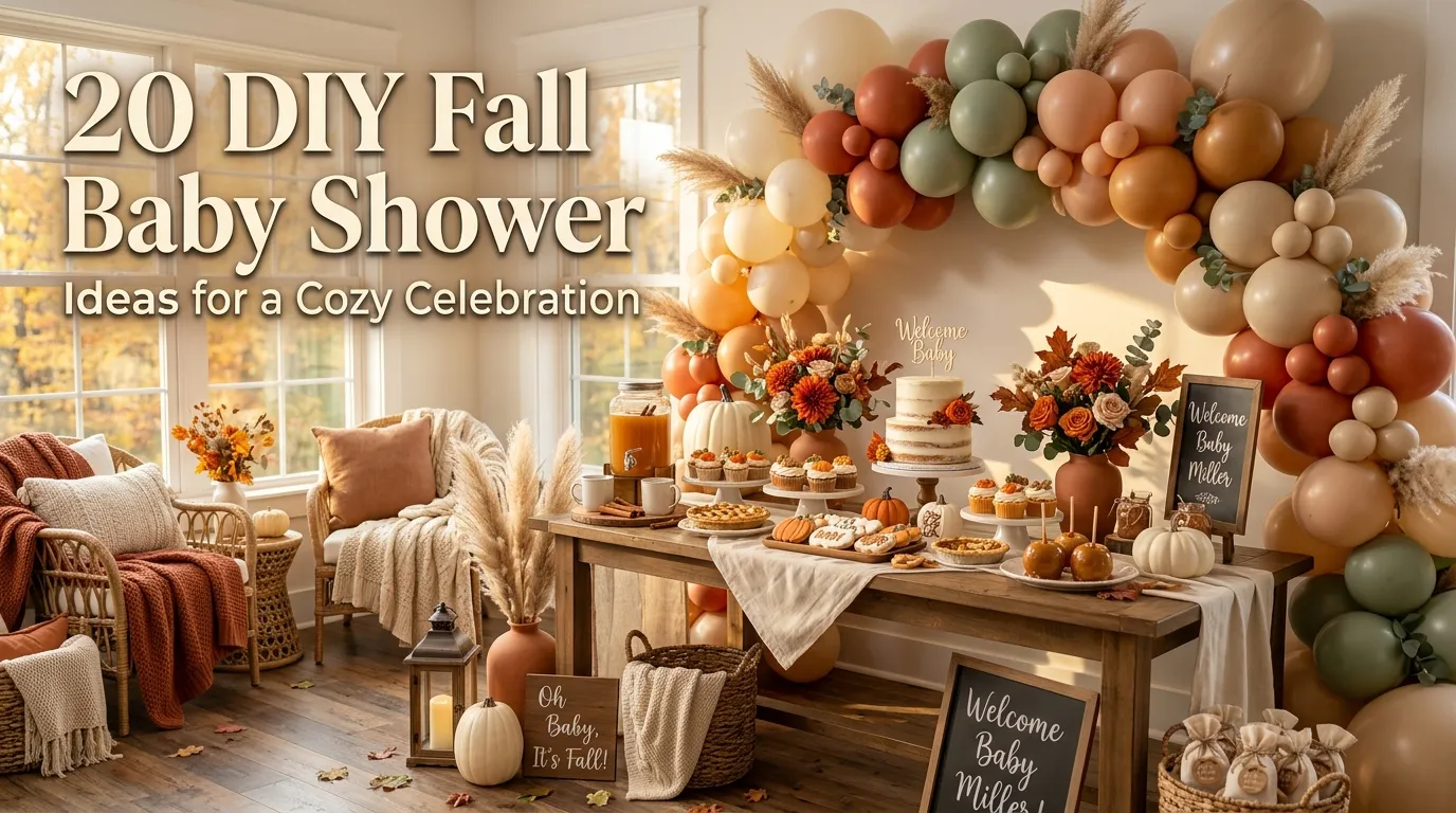 20 DIY Fall Baby Shower Ideas for a Cozy Celebration