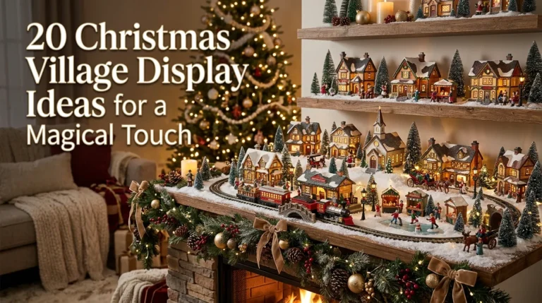 20 Christmas Village Display Ideas for a Magical Touch