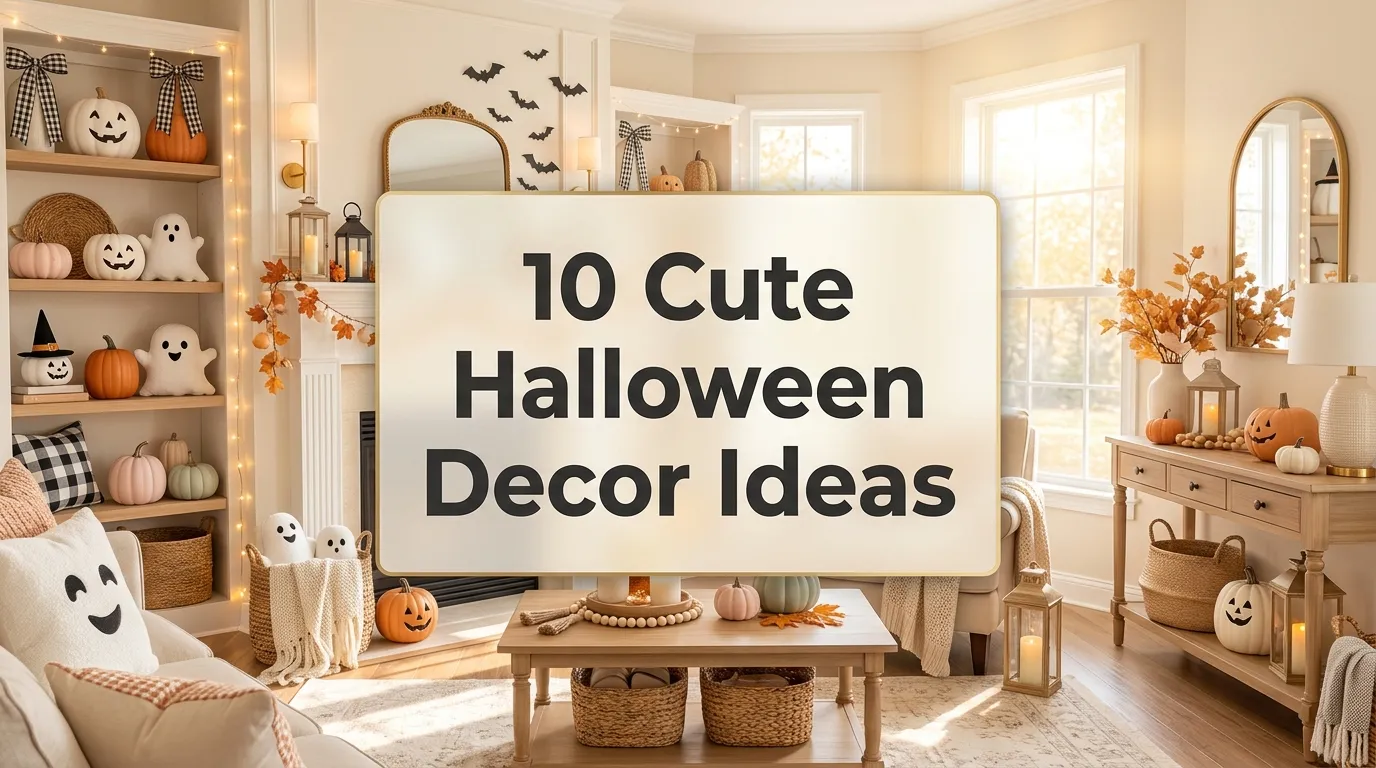 10 Cute Halloween Decor Ideas