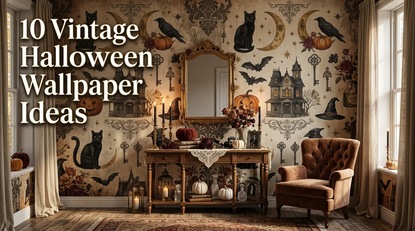 10 Vintage Halloween Wallpaper Ideas