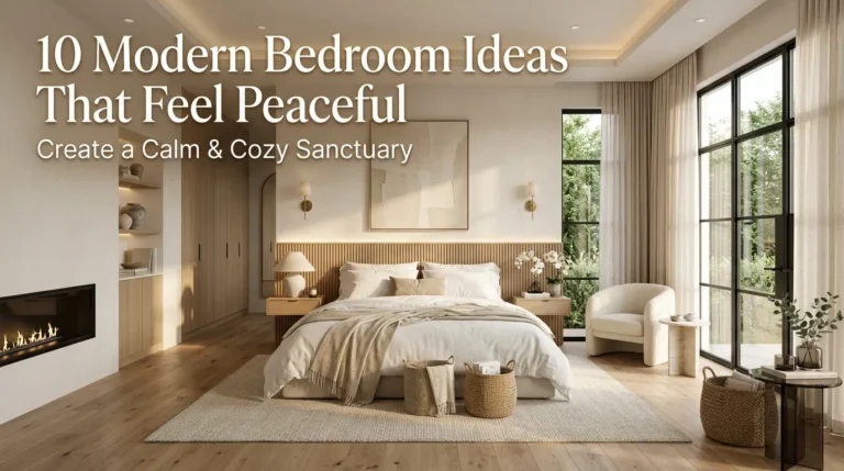 10 Modern Bedroom Ideas That Feel Peaceful