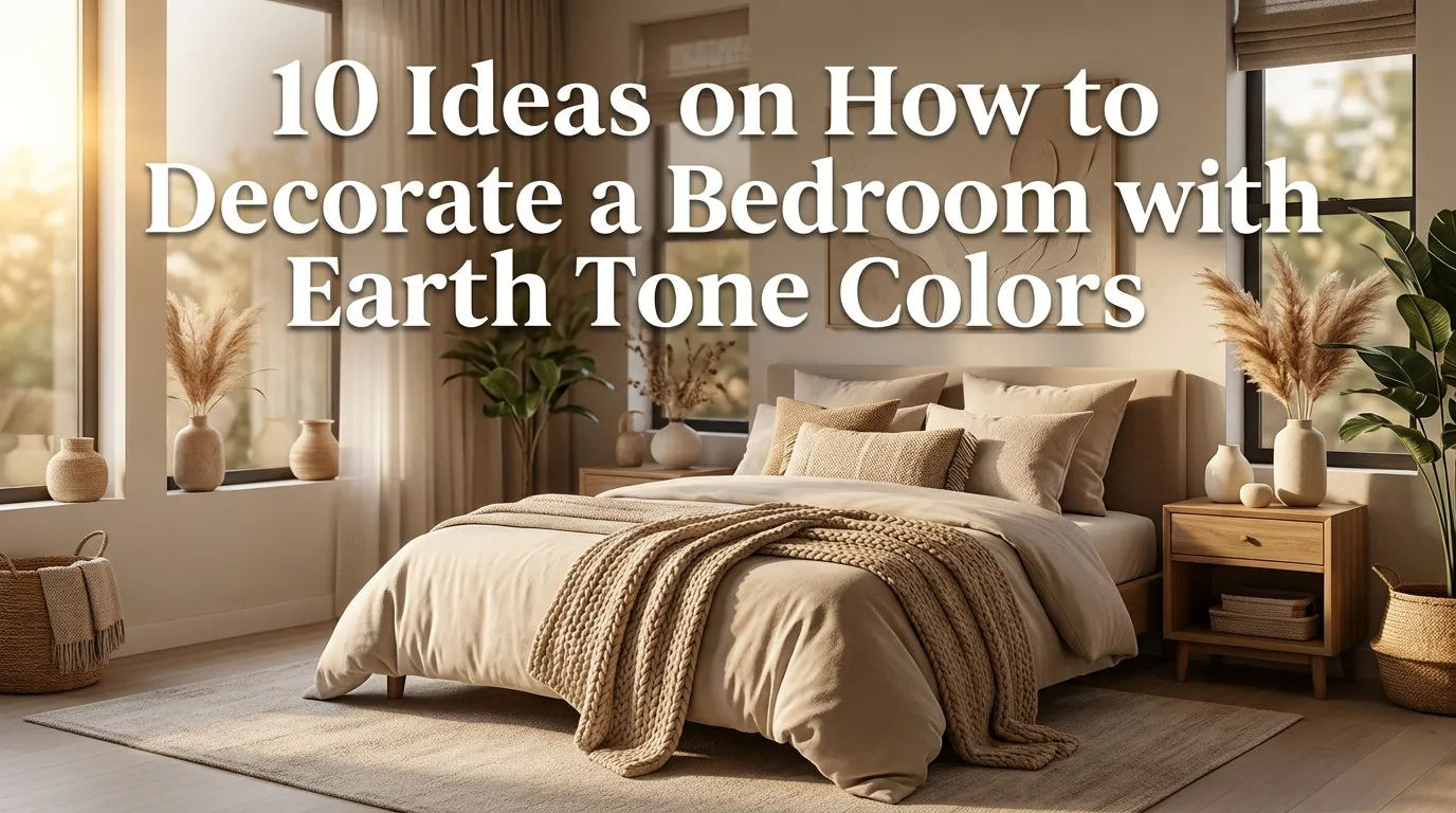 10 Ideas on How to Decorate a Bedroom with Earth Tone Colors