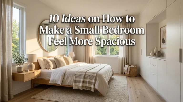 10 Ideas on How to Make a Small Bedroom Feel More Spacious