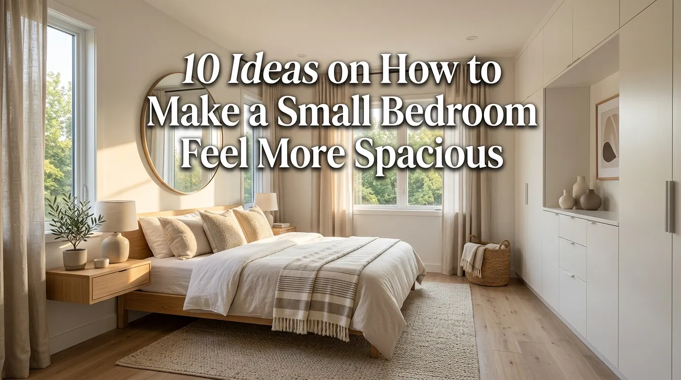 10 Ideas on How to Make a Small Bedroom Feel More Spacious