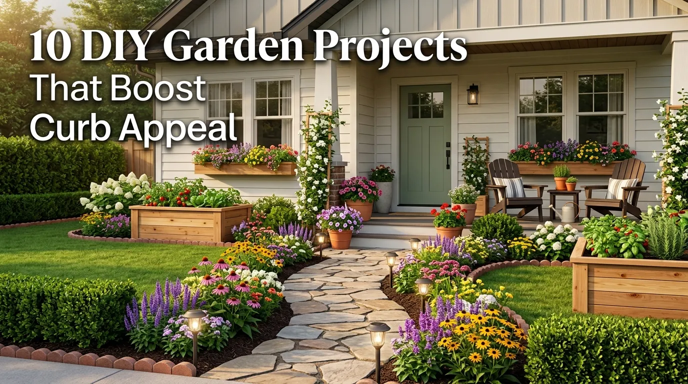 10 DIY Garden Projects That Boost Curb Appeal