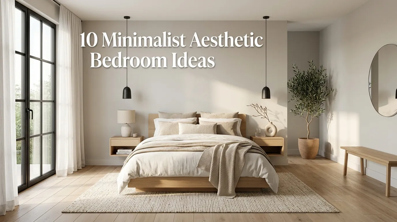 10 Minimalist Aesthetic Bedroom Ideas