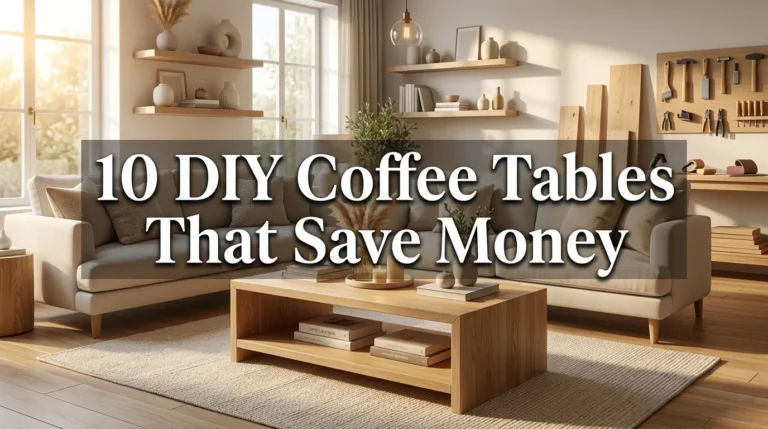 10 DIY Coffee Tables That Save Money