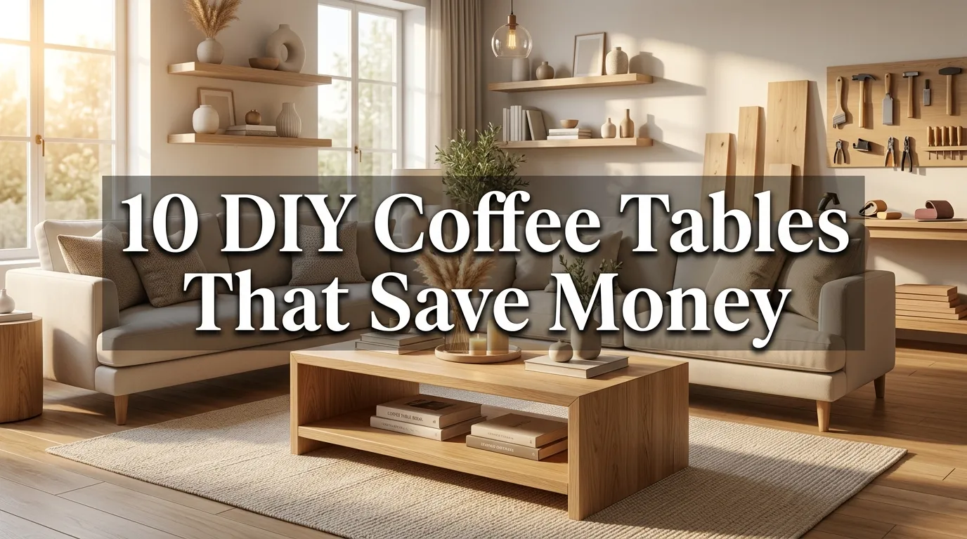 10 DIY Coffee Tables That Save Money