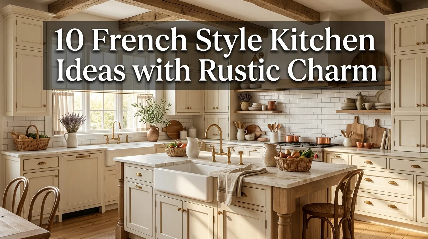 10 French Style Kitchen Ideas with Rustic Charm
