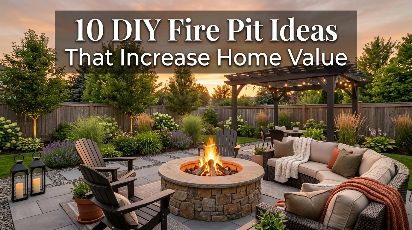 10 DIY Fire Pit Ideas That Increase Home Value