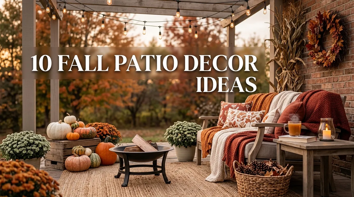 10 Fall Patio Decor Ideas
