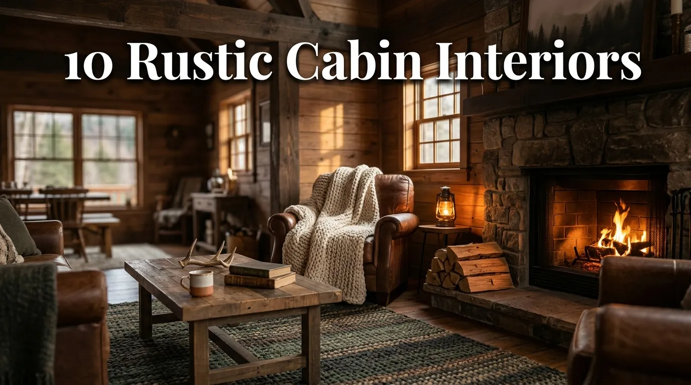 10 Rustic Cabin Interiors
