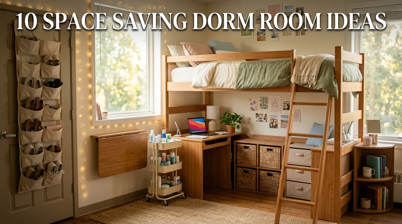 10 Space Saving Dorm Room Ideas