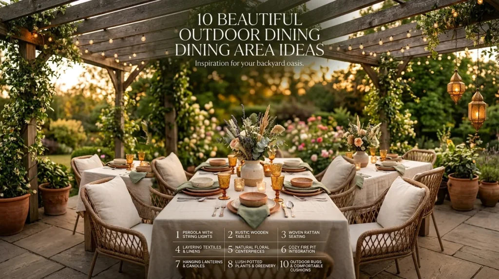 10 Outdoor Dining Areas Ideas