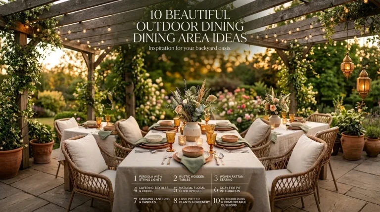 10 Outdoor Dining Areas Ideas