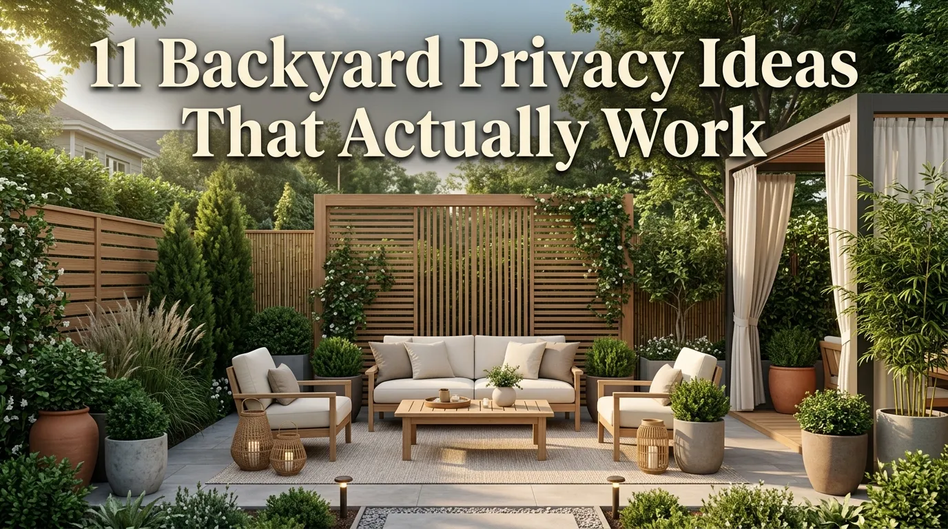 Backyard Privacy Ideas That Actually Work
