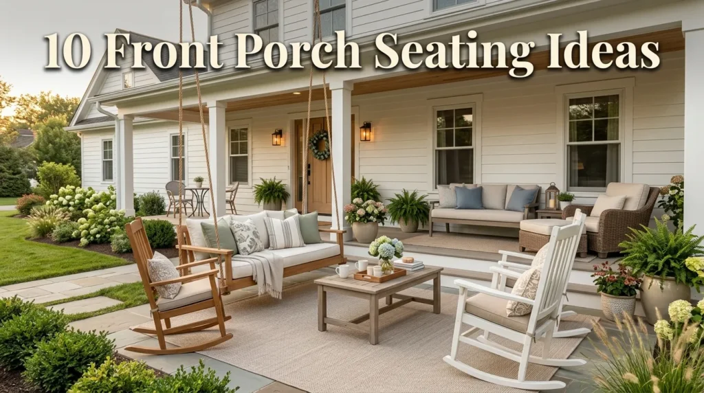 10 Front Porch Seating Ideas