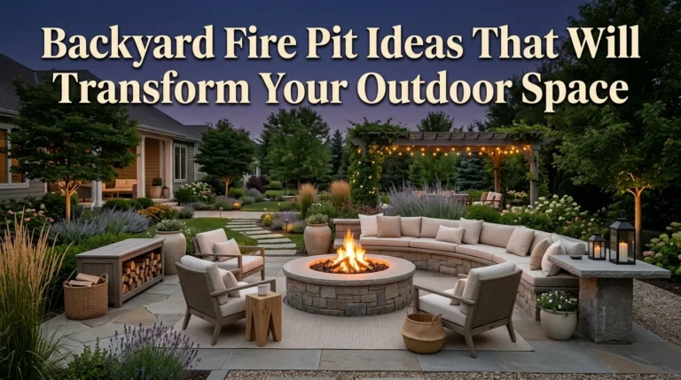 10 Backyard Fire Pit Ideas That Will Transform Your Outdoor Space