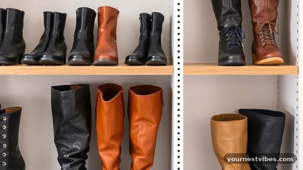 Choosing the Right Storage Hardware - Best Shelf Spacing for Storing Ankle Boots vs Knee-High Boots