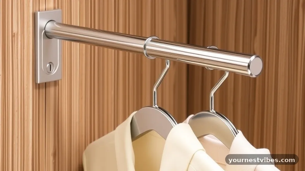 Comparing Hardware Finishes and Styles - Pull-Out Valet Rods: Weight Limits and Best Mounting Heights