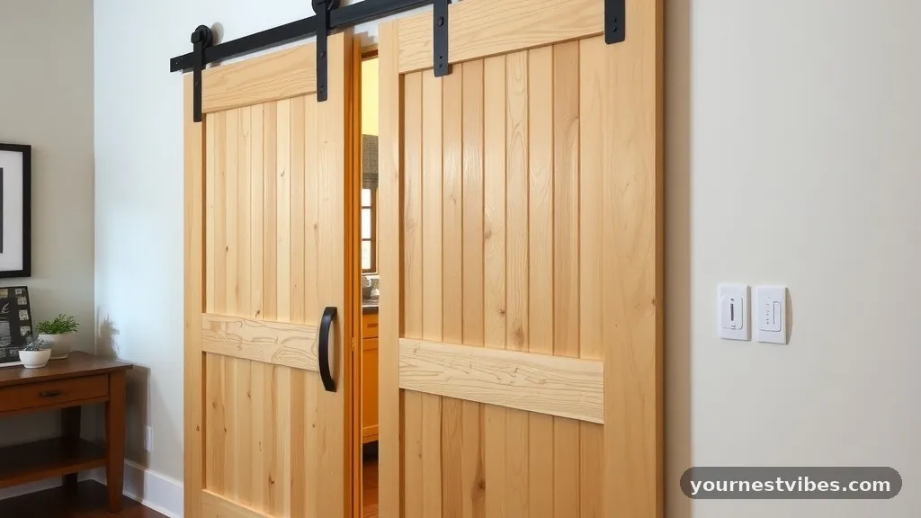 Flush Bypass Barn Doors: Hardware Clearances from Baseboard Trim