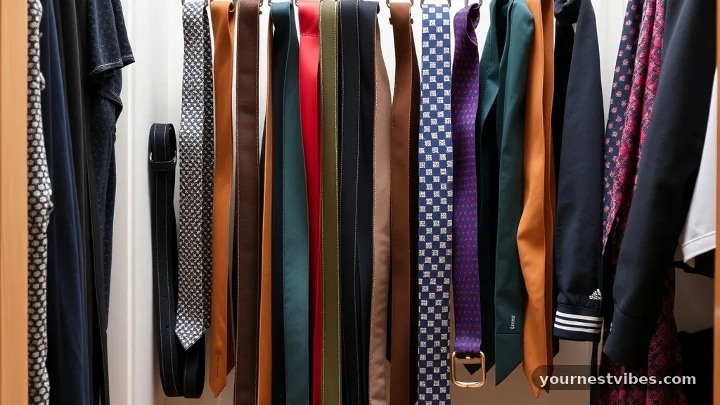 Managing Accessories in Drawers - Where to Hang Belts and Ties in a Small Reach-In Wardrobe