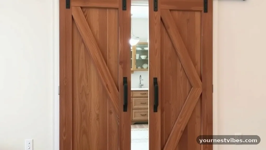 Managing Overlap and Light Gaps - Flush Bypass Barn Doors: Hardware Clearances from Baseboard Trim
