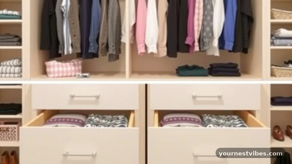 Organizing Your Wardrobe - Built-In Closet Drawers vs Freestanding Dresser: Cost & Space Comparison