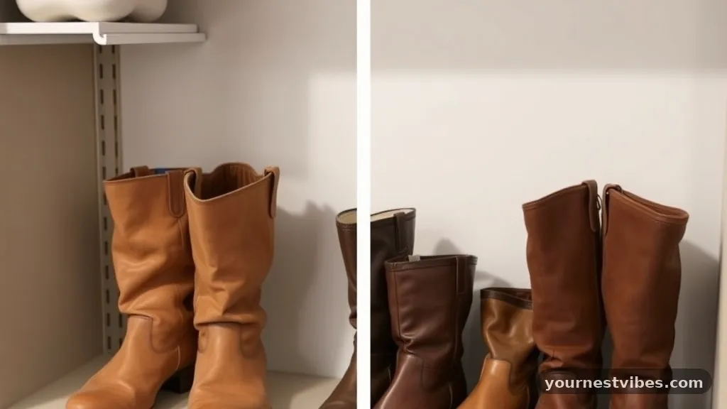 Protecting Material Integrity During Storage - Best Shelf Spacing for Storing Ankle Boots vs Knee-High Boots